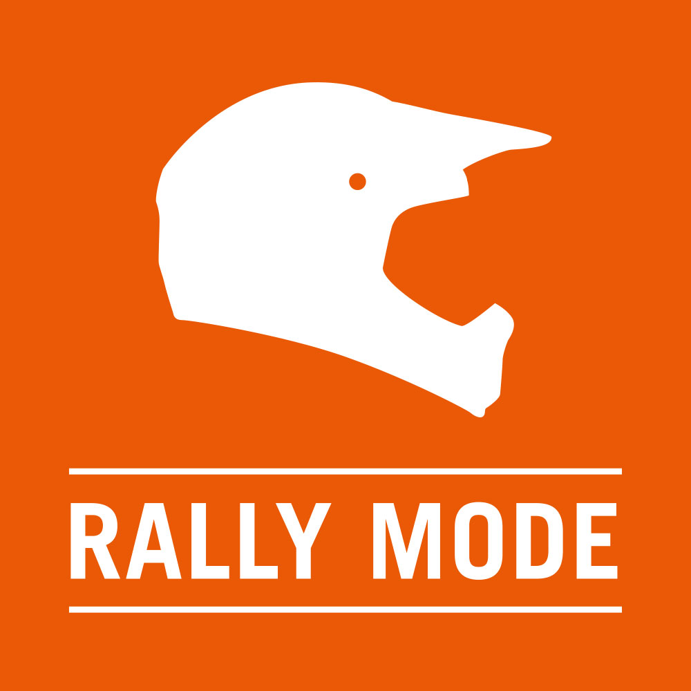 KTM 890 Adventure 2021 - Režim Rally